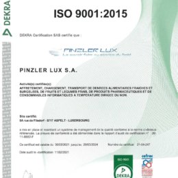 CERTIFICAT ISO 9001-2015 FR-1